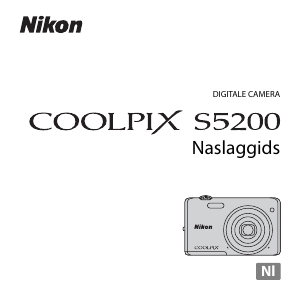 Handleiding Nikon Coolpix S5200 Digitale camera