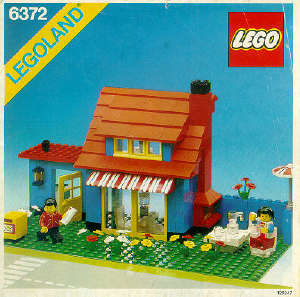 Instrukcja Lego set 6372 Town Dom