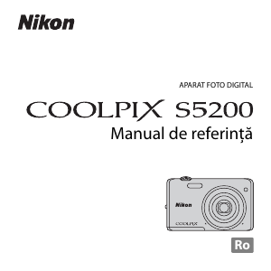 Manual Nikon Coolpix S5200 Cameră digitală