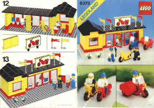 Bedienungsanleitung Lego set 6373 Town Motorrad-Shop