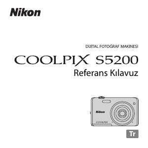 Kullanım kılavuzu Nikon Coolpix S5200 Dijital kamera