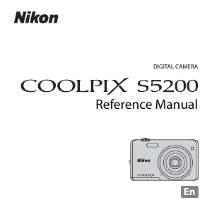 Manual Nikon Coolpix S5200 Digital Camera