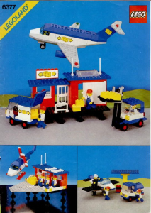 Bedienungsanleitung Lego set 6377 Town Flughafen