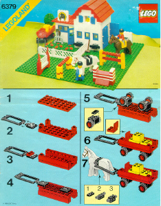 Manual de uso Lego set 6379 Town Cuadra