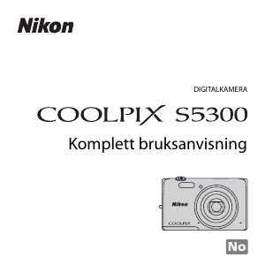 Bruksanvisning Nikon Coolpix S5300 Digitalkamera