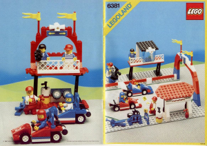Manual Lego set 6381 Town Motor speedway
