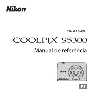 Manual Nikon Coolpix S5300 Câmara digital