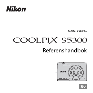 Bruksanvisning Nikon Coolpix S5300 Digitalkamera