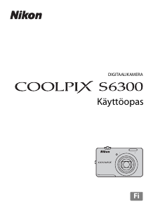 Käyttöohje Nikon Coolpix S6300 Digitaalikamera