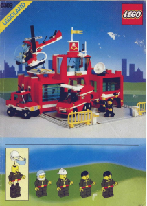 Bedienungsanleitung Lego set 6389 Town Fire Control Center