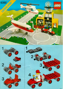 Käyttöohje Lego set 6392 Town Lentokenttä