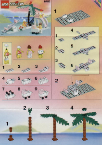 Manual de uso Lego set 6403 Town Patio de recreo