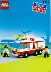 Manual Lego set 6440 Town Jetport fire squad