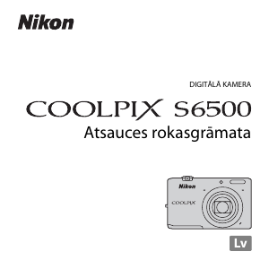 Rokasgrāmata Nikon Coolpix S6500 Digitālā kamera