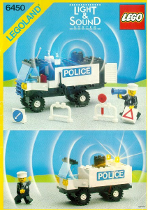 Handleiding Lego set 6450 Town Politiebusje