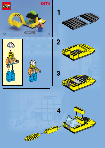 Bedienungsanleitung Lego set 6474 Town Bagger