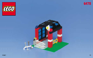 Handleiding Lego set 6478 Town Brandweerkazerne