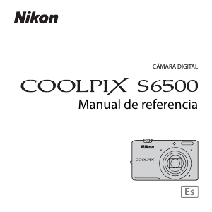 Manual de uso Nikon Coolpix S6500 Cámara digital