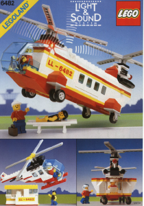 Manual de uso Lego set 6482 Town Helicóptero de rescate