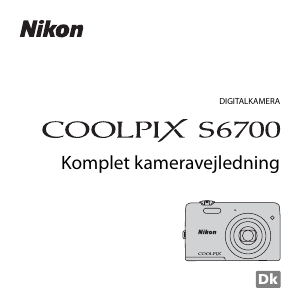 Brugsanvisning Nikon Coolpix S6700 Digitalkamera