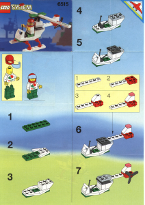 Manuale Lego set 6515 Town Elicottero bravata