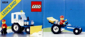 Manual de uso Lego set 6524 Town Quitanieves