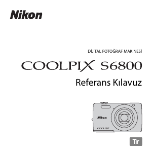 Kullanım kılavuzu Nikon Coolpix S6800 Dijital kamera