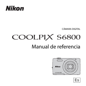 Manual de uso Nikon Coolpix S6800 Cámara digital