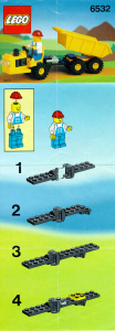 Manual de uso Lego set 6532 Town Camión de basura