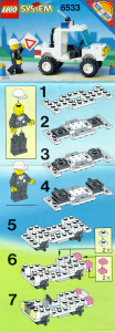 Manual de uso Lego set 6533 Town SUV de policía