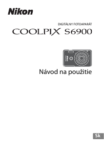 Návod Nikon Coolpix S6900 Digitálna kamera