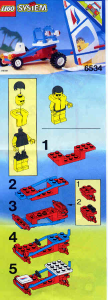 Manuale Lego set 6534 Town Racer spiaggia