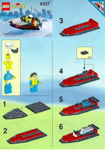 Bruksanvisning Lego set 6537 Town Motorbåt