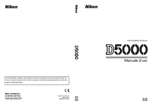 Manuale Nikon D5000 Fotocamera digitale