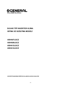 Kullanım kılavuzu General ASHA14LGCZ Klima