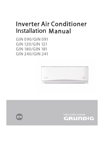 Manual Grundig GIN 090 Air Conditioner