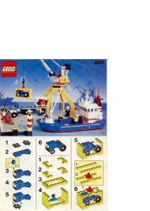 Bedienungsanleitung Lego set 6541 Town Hafenkran