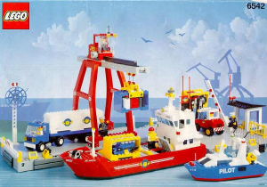 Manual Lego set 6542 Town Launch and load seaport