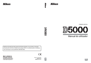 Manual Nikon D5000 Câmara digital