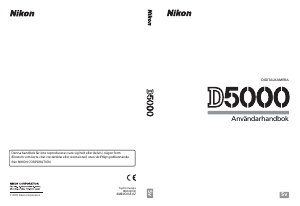Bruksanvisning Nikon D5000 Digitalkamera