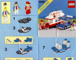 Handleiding Lego set 6590 Town Camper