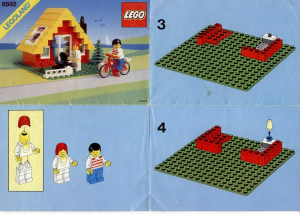 Bruksanvisning Lego set 6592 Town Sommarhus