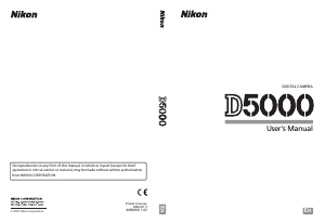 Manual Nikon D5000 Digital Camera