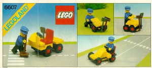 Manuale Lego set 6607 Town Carrello di servizio