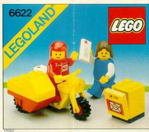 Bedienungsanleitung Lego set 6622 Town Briefträger