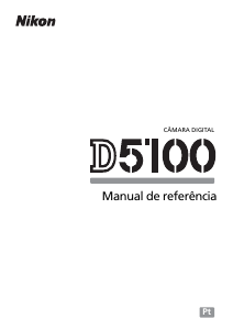 Manual Nikon D5100 Câmara digital