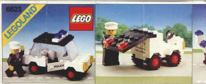 Manual de uso Lego set 6623 Town Coche de policía