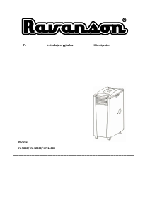 Instrukcja Ravanson KY-14000 Klimatyzator