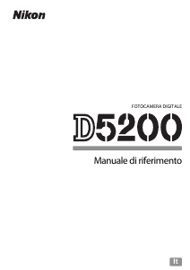 Manuale Nikon D5200 Fotocamera digitale