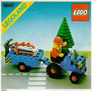 Manuale Lego set 6647 Town Costruzione della strada